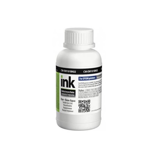 Чорнило Colorway Epson L-100/200, 200 мл Black (CW-EW101BK02)