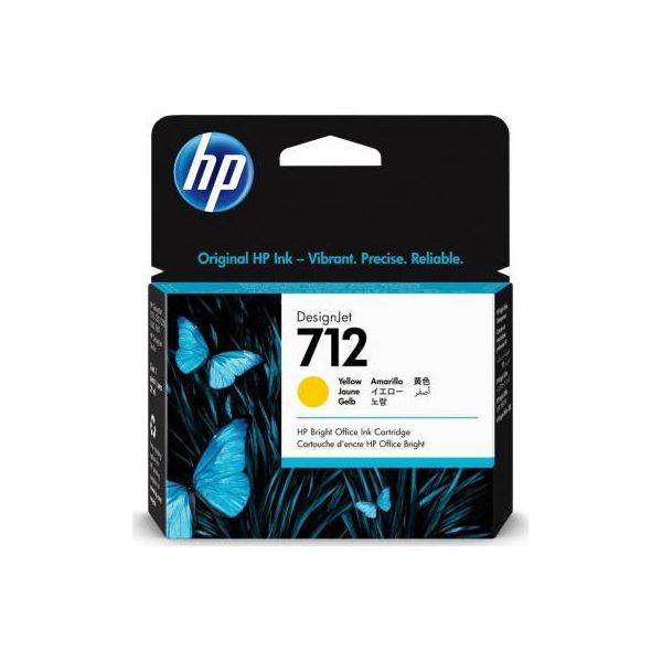 Картридж HP DJ No.712 DesignJet Т230/Т630 Yellow 29ml (3ED69A)