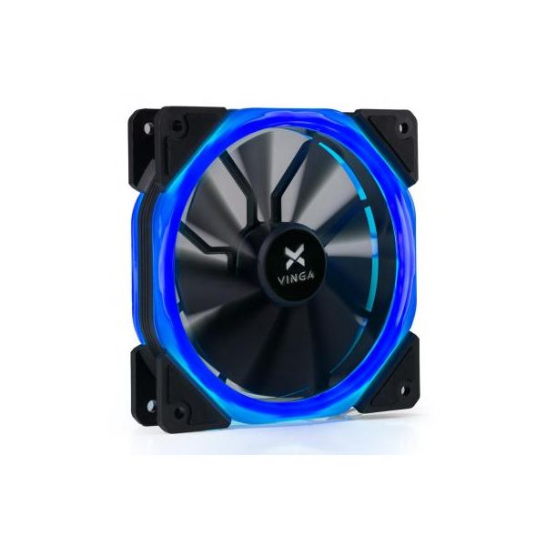 Кулер до корпусу Vinga LED fan-02 blue