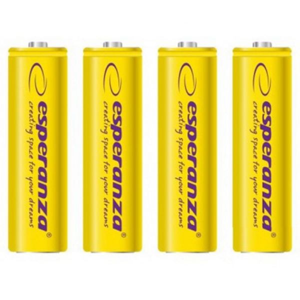 Акумулятор Esperanza AA 2000mAh Ni-MH * 4 yellow (EZA104Y)