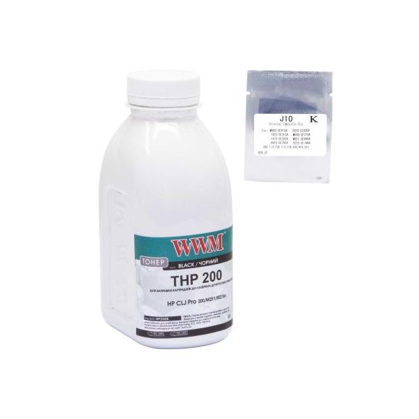 Тонер HP CLJ Pro 200/M251/M276n Black +chip WWM (TC200B)
