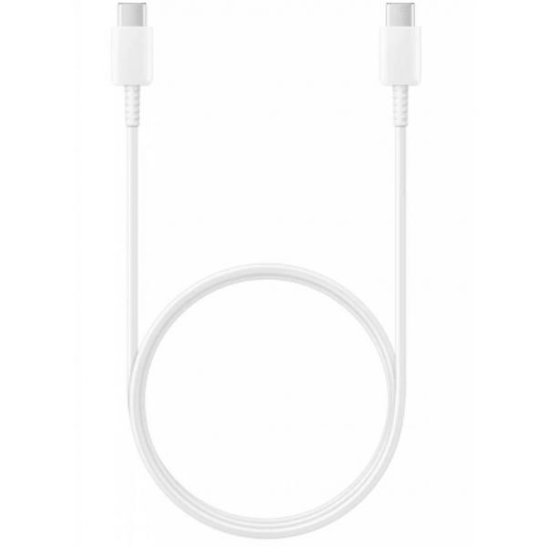 Дата кабель USB Type-C to Type-C 1.0m white Samsung (EP-DA705BWRGRU)