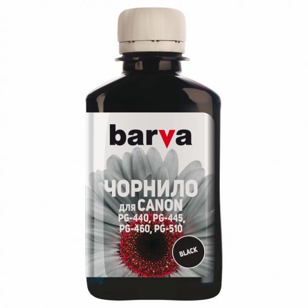 Чорнило Barva CANON PG-440/PG-460 180мл BLACK Pigm. (C460-731)