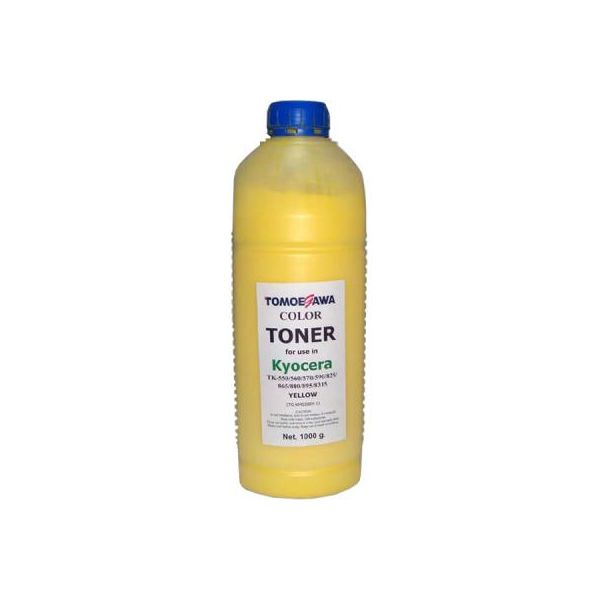 Тонер KYOCERA TK-550/825/865/880/895/8315 1кг Yellow Tomoegawa (TG-KM5200Y-1)