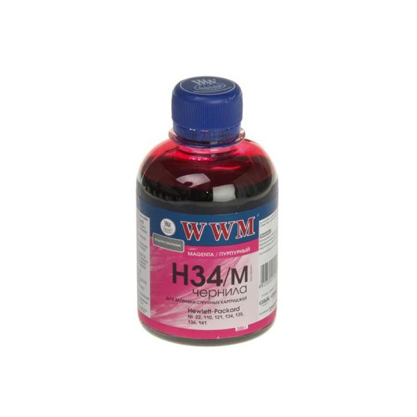 Чорнило WWM HP № 22/134/136 (8766/9361) magenta (H34/M)