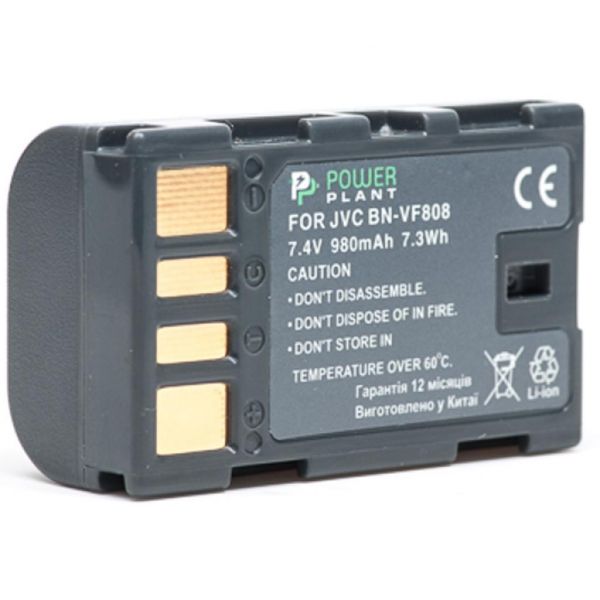 Акумулятор до фото/відео PowerPlant JVC BN-VF808 (DV00DV1196)