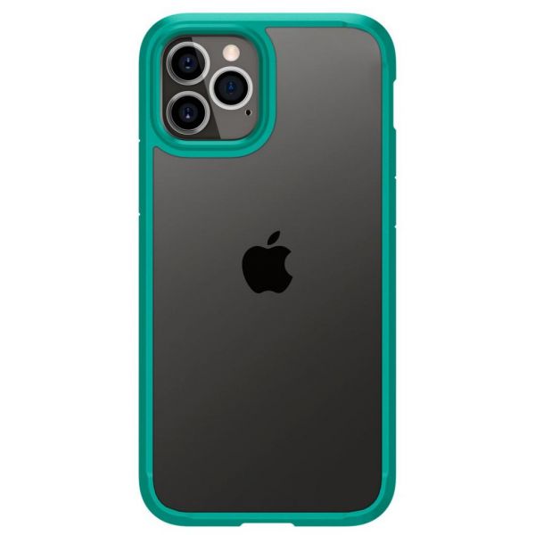 Чохол до моб. телефона Spigen iPhone 12 / 12 Pro Crystal Hybrid, Mint (ACS01522)