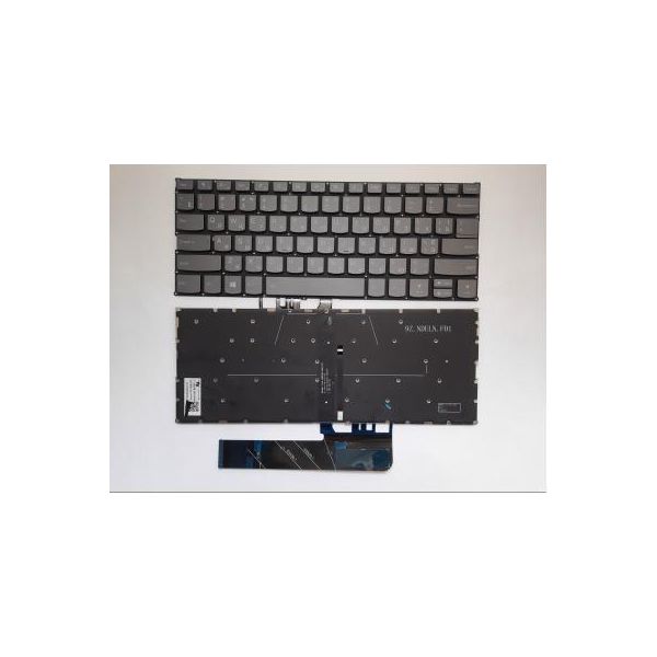 Клавіатура ноутбука Lenovo Yoga 530-14ARR/14IKB серая с подсв UA (A46136)