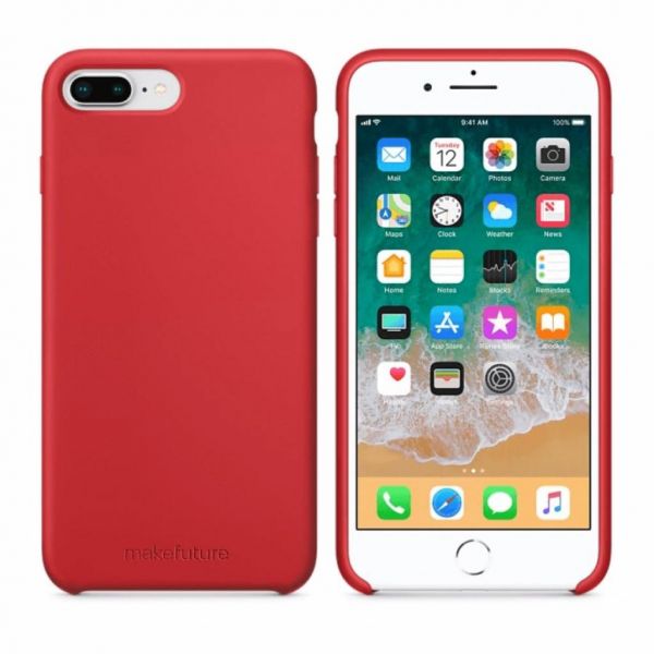 Чохол до моб. телефона MakeFuture Apple iPhone 7 Plus/8 Plus Silicone Red (MCS-AI7P/8PRD)