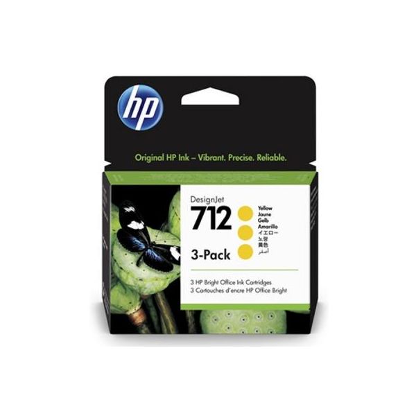 Картридж HP DJ No.712 DesignJet Т230/Т630 3-Pack 29-ml Yellow (3ED79A)