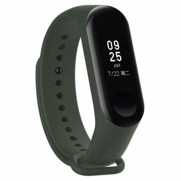 Ремінець до фітнес браслета BeCover Silicone для Xiaomi Mi Band 3/4 Khaki (704649)