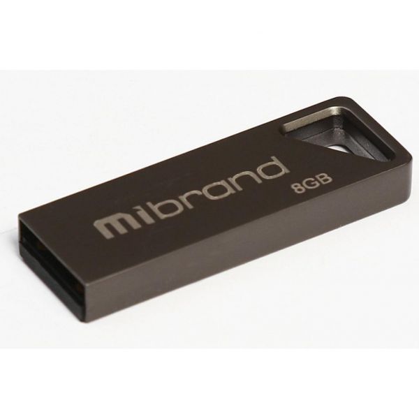 USB флеш накопичувач Mibrand 8GB Stingray Grey USB 2.0 (MI2.0/ST8U5G)