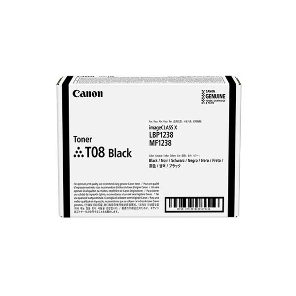 Тонер-картридж Canon T08 Black (3010C006AA)