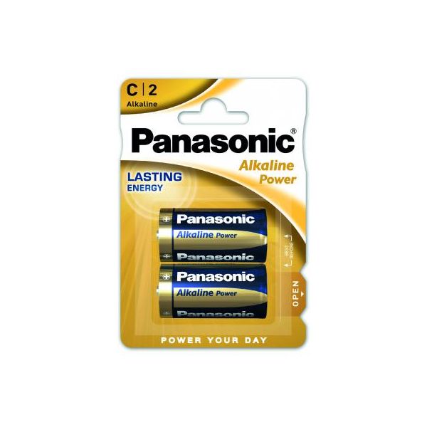 Батарейка Panasonic C LR14 Alkaline Power * 2 (LR14REB/2BP)