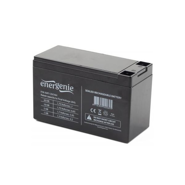 Батарея до ДБЖ EnerGenie 12В 7 Ач (BAT-12V7AH)