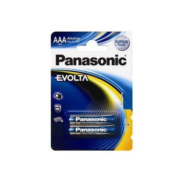 Батарейка Panasonic LR03 PANASONIC Evolta * 2 (LR03EGE/2BP)