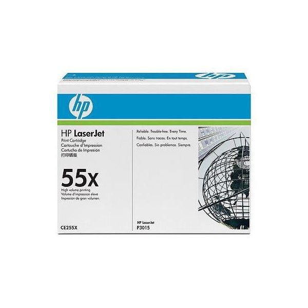 Картридж HP LJ  55X P3015 series black (max) (CE255X)