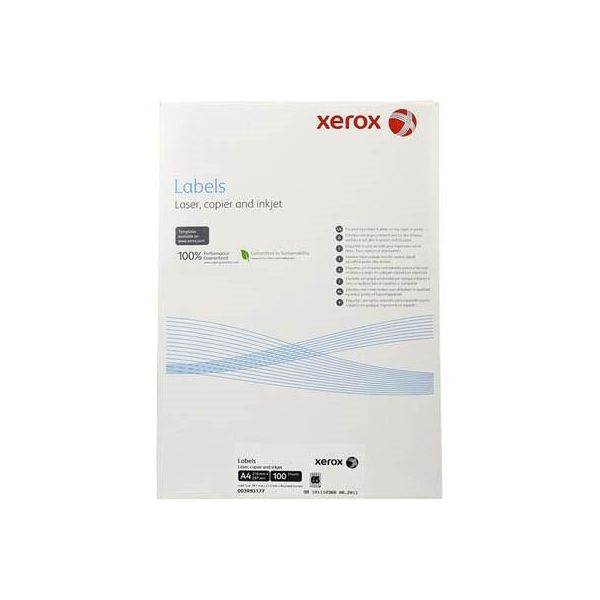 Папір Xerox A4 Mono Laser 65UP (rounded) 38.1x21.2mm (003R93177)
