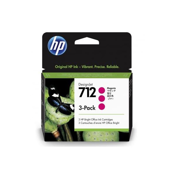 Картридж HP DJ No.712 DesignJet Т230/Т630 3-Pack 29-ml Magenta (3ED78A)