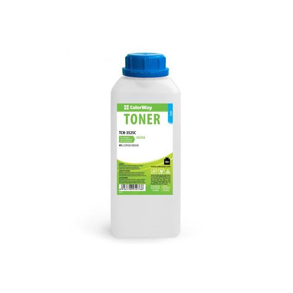 Тонер HP CLJ CP3525 180g Cyan Colorway (TCH-3525C)