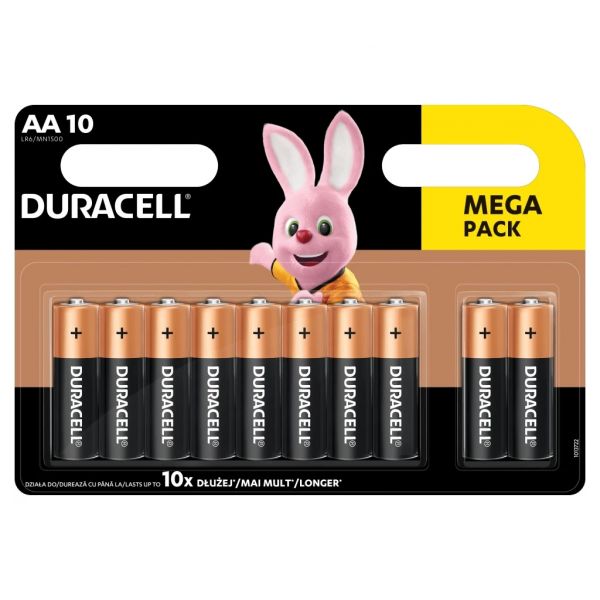 Батарейка Duracell AA MN1500 LR06 * 10 (5002508/5006461)