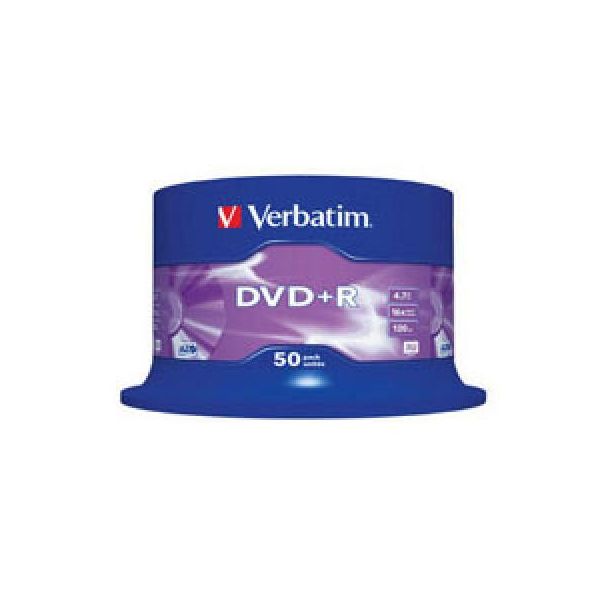 Диск DVD Verbatim 4.7Gb 16X CakeBox 50 шт (43550)