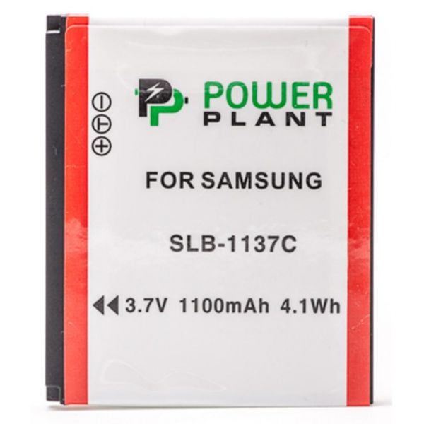 Акумулятор до фото/відео PowerPlant Samsung SLB-1137C (DV00DV1350)